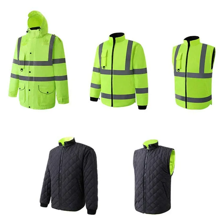 Veste imperméable à haute visibilité des hommes de style à la mode